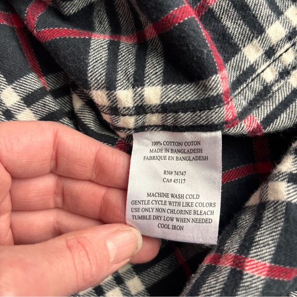 Hobbs Creek plaid flannel size large - Picture 5 of 7